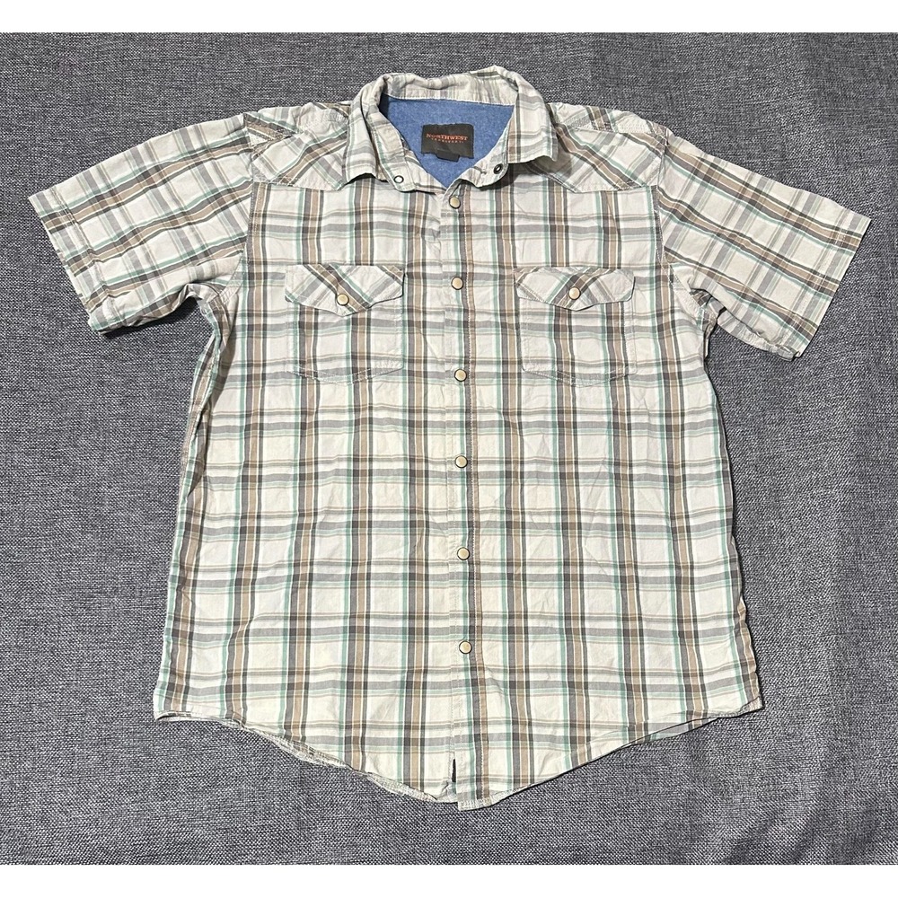 Northwest Territory‎ Men's M Plaid Short Sleeve Shirt